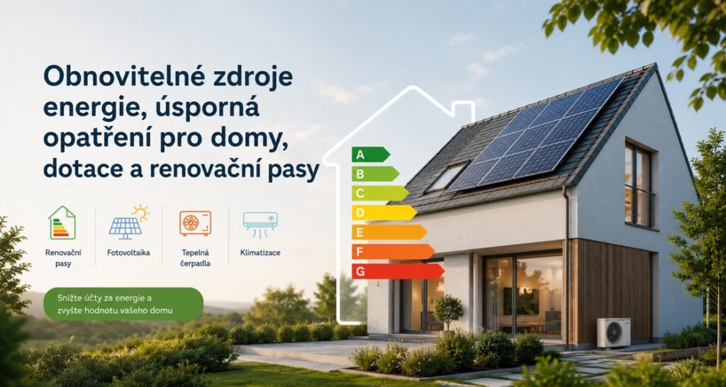 spocitano pro domov obnovitelné zdroje energie renovační pas